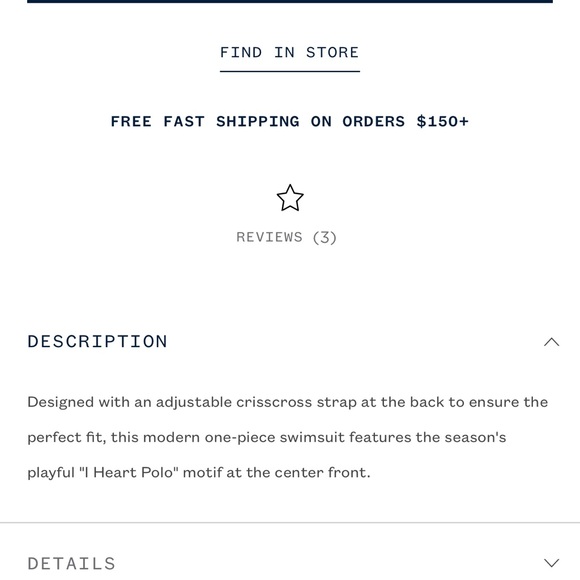 POLO RALPH LAUREN “I ❤️ POLO” Swim Suit Sz L NEW!! - Picture 10 of 12